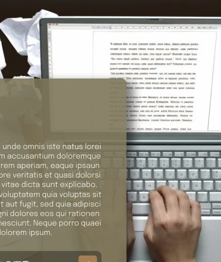 A manuscript being written on a laptop